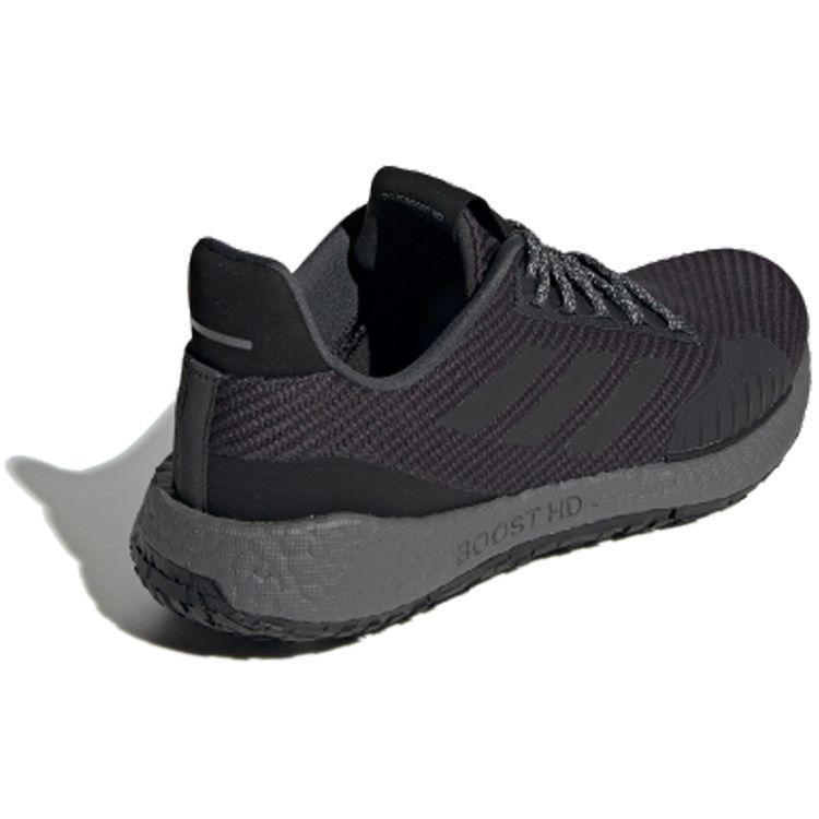 Adidas Pulseboost Hd Winter Classic Fabric Non-Slip Lightweight Low-Top Marathon Running Shoes Men Sneakers Black EG6530