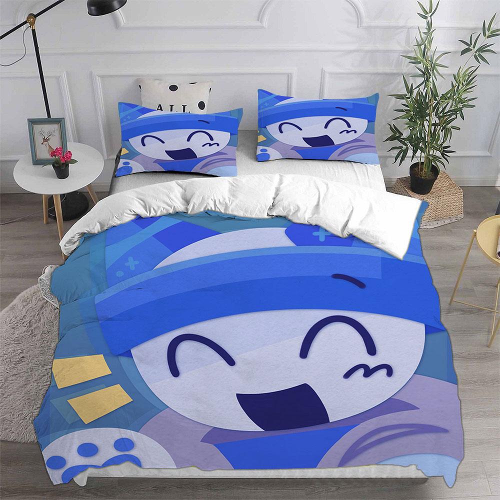 Phighting Bedding Sets Cartoon Bed Cover Comforter Duvet Cover Pillow Case 2-3 Pieces Sets Kids Adult Bedroom Decoration