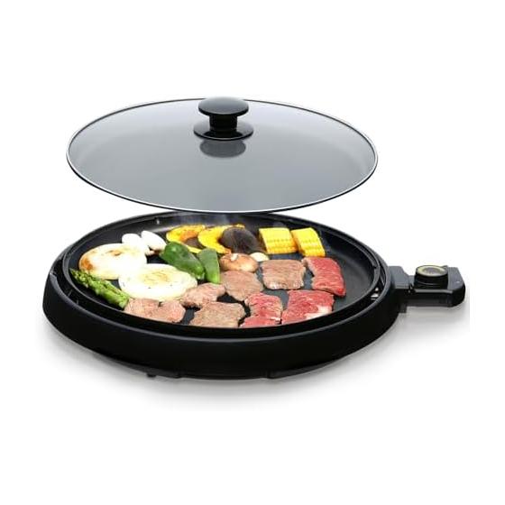 Iris Ohyama Hot Plate Temperature Adjustment Removable Round IHP-C320-B