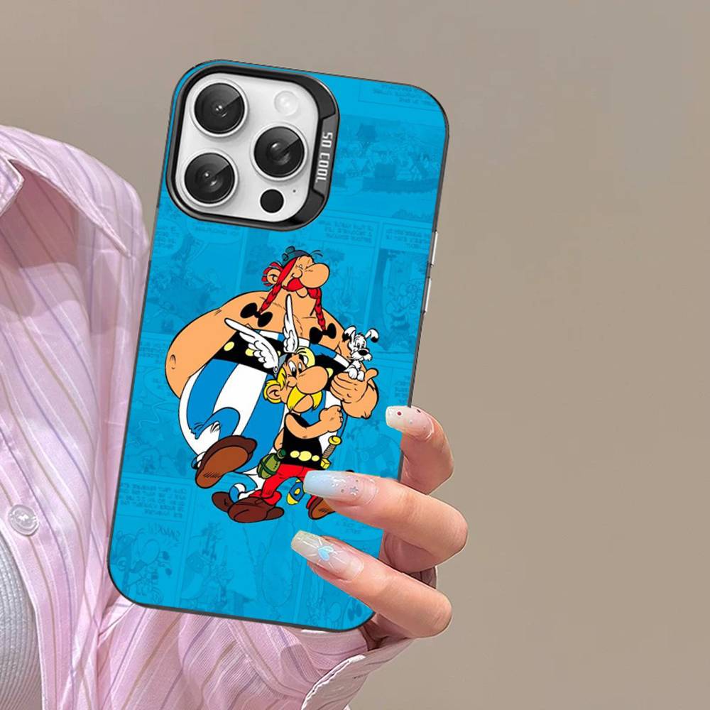 A-Asterix Y-O-Obelix Phone Case For IPhone 16 15 14 13 12 11 17 Pro MAX Plus Pro Matte Shockproof Cover