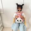 Winter Panda Doll Backpack Cute Wear-resistant Small Backpack Boys and Girls Light Backpack Kindergarten Bag