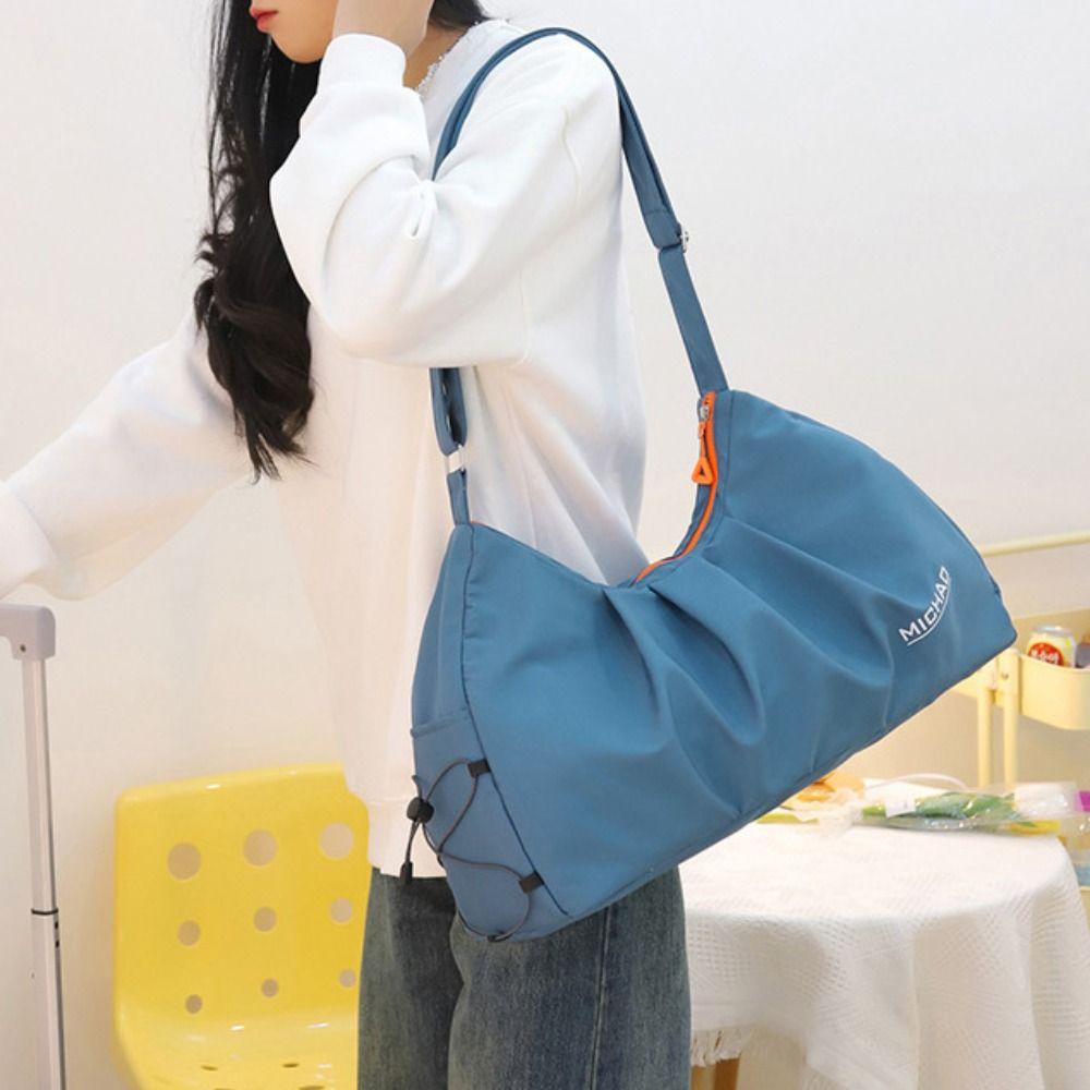 Pure Color Swimming Storage Bag Waterproof Yoga Satchel Bag Fashion Duffle Bag  Travel