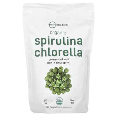 Spiruline Chlorella Bio, 720 Comprimés