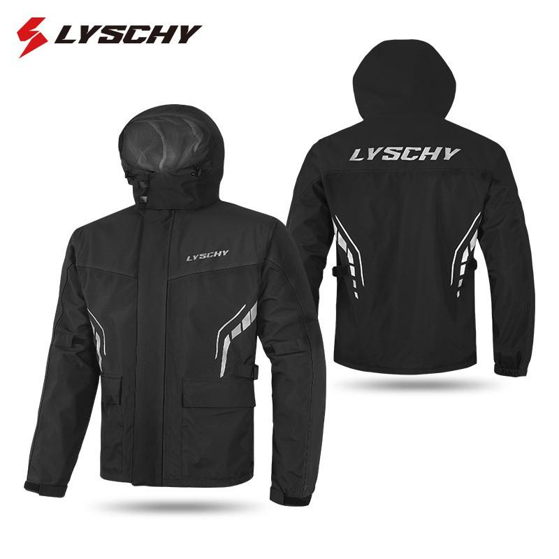 Mens Motorcycle Rain Suit Waterproof Riding Gear Separate Raincoat Pants Touring