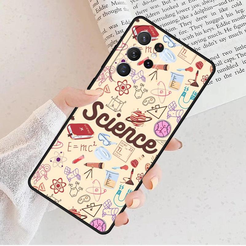 Fashion Biology Chemistry Phone Case For Samsung Galaxy S25 S23 S30 S8 S21 S20 FE S24 S22 Note 10 20 S8 Plus Lite Ultra
