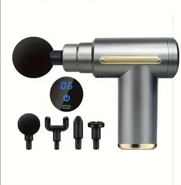 Fascia Gun Handheld Muscle Massage Gun Deep Tissue Relaxation Electric Vibration Massage Gun Professional Grade Sport Massager
