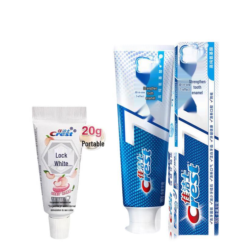 Crest Whitening & Enamel Strengthening Toothpaste Duo