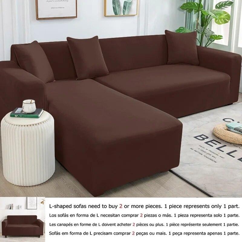 1/2/3/4 Seater Stretch Spandex Sofa Cover All Inclusive Couch Slipcovers Living Room Furniture Protector