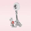 925 Silver Charm Magic Elf Castle Dangle Charm Pengdant Fit Original  Bracelet Women Jewelry Gift
