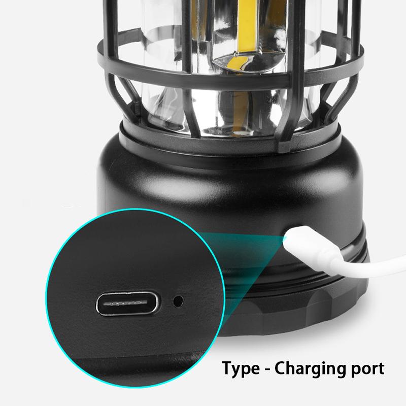 Camping Light Solar-Powered Long-Lasting Rechargeable Portable Lighting Lamp
