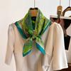 Women S Fashion Small Square Scarf For Spring Autumn Neck Protection