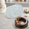 Silicone Lace Mat for Fondant Leaf Heart Bubble Pattern DIY Baking Decorating Tool