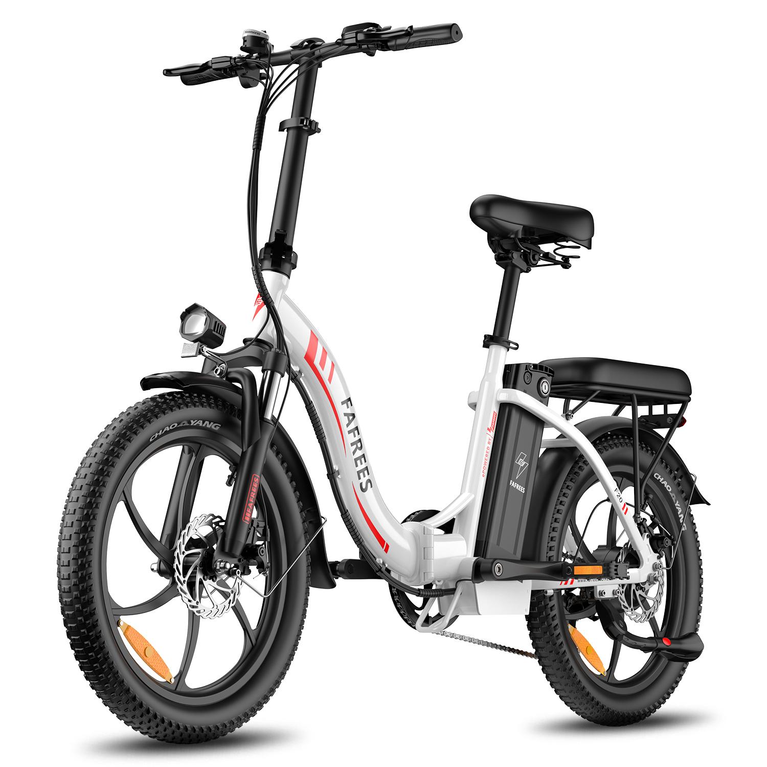 FAFREES F20 Salokāms visurgājēju elektriskais velosipēds
