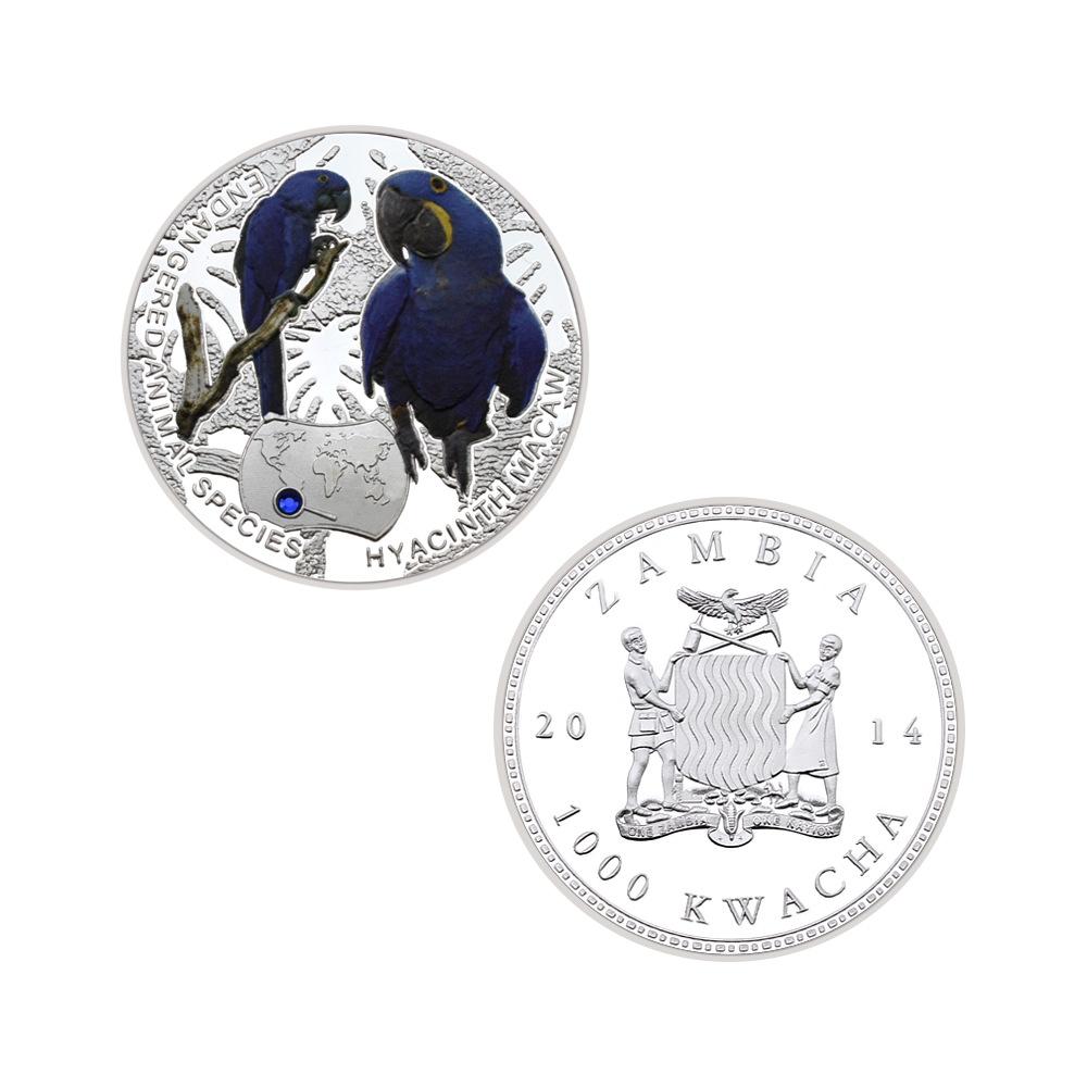 Aanimal coins, rare African animals, tigers, pandas, silver metal commemorative coins, commemorative medals, gifts