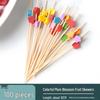 Decorative Bamboo Fruit & Cocktail Picks