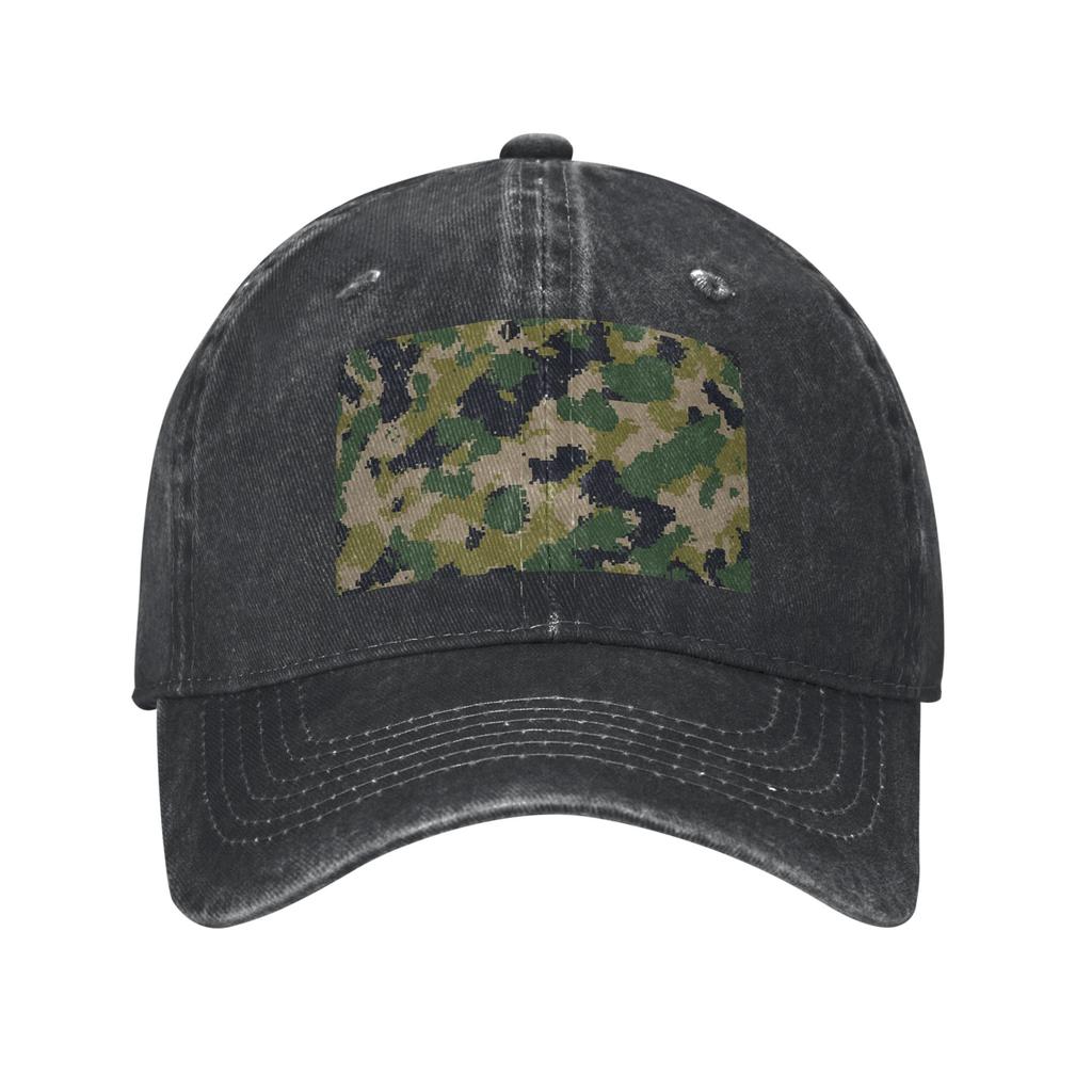 Splintertarn GerUnisex WW2 Camouflage Army Military Camo Denim Cap Casual Baseball Caps Adjustable Hat Summer Unisex Baseball Hats