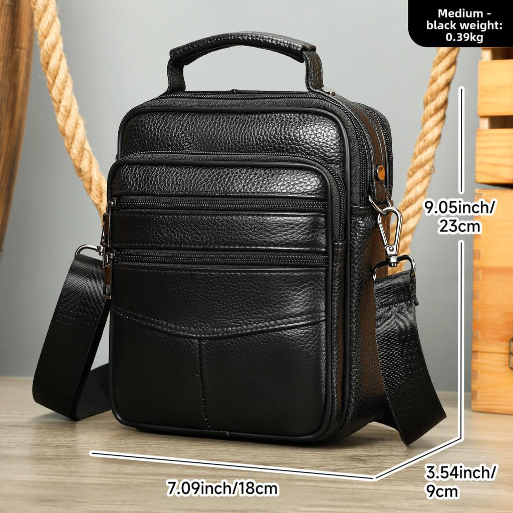 Retro and Versatile Single-shoulder Bag, High-end Commuting Outdoor Crossbody Bag, Multi-pocket Casual Small Crossbody Bag