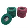 115x22mm Vertical Nylon Fiber Grinding Disc for Polishing & Rust Removal - Stainless Steel Scouring Pad Sanding Flap Wheel