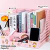 Multi-Layer A4 Document Holder Rack Pp Material Desk Organizer With Storage Box And Bookshelf For Office Supplies File Rack