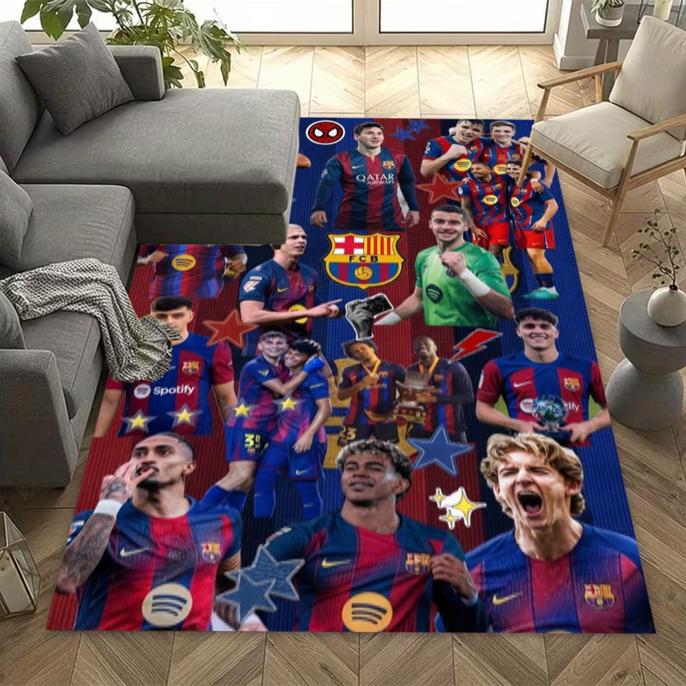 Lionel Messi Fc Barcelona Football Stars Floor Mat Suitable For Hallway Living Rooms Outdoor Playrooms Antislip Carpet Anime Office Decor Wedding Part