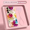 Oil Painting Flower Pattern Case For Samsung S26 Ultra S25 FE S24 S24 Plus A57 A37 A17 A56 A36 A16 A55 A35 A15 A54 5G Hybrid Magnetic Matte Cover