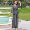 Elegant Mid-Sleeve Two-Piece Set