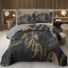 Marble Bedspread Set Soft Lightweight Stone Print Coverlet Bed Spreads, Farmhouse Modern Thin Quilted Bedding Sets for Women Men