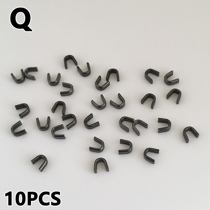 10Pcs Metal Zipper Head Sliders Retainer Insertion Pin Zipper Kit 3# 5# 8# Top Stop DIY Accessories Plug Zipper Repair Tool