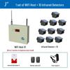 Black Iron Solar Wireless Anti-Theft Infrared Security Alarm for Fish Ponds and Orchards