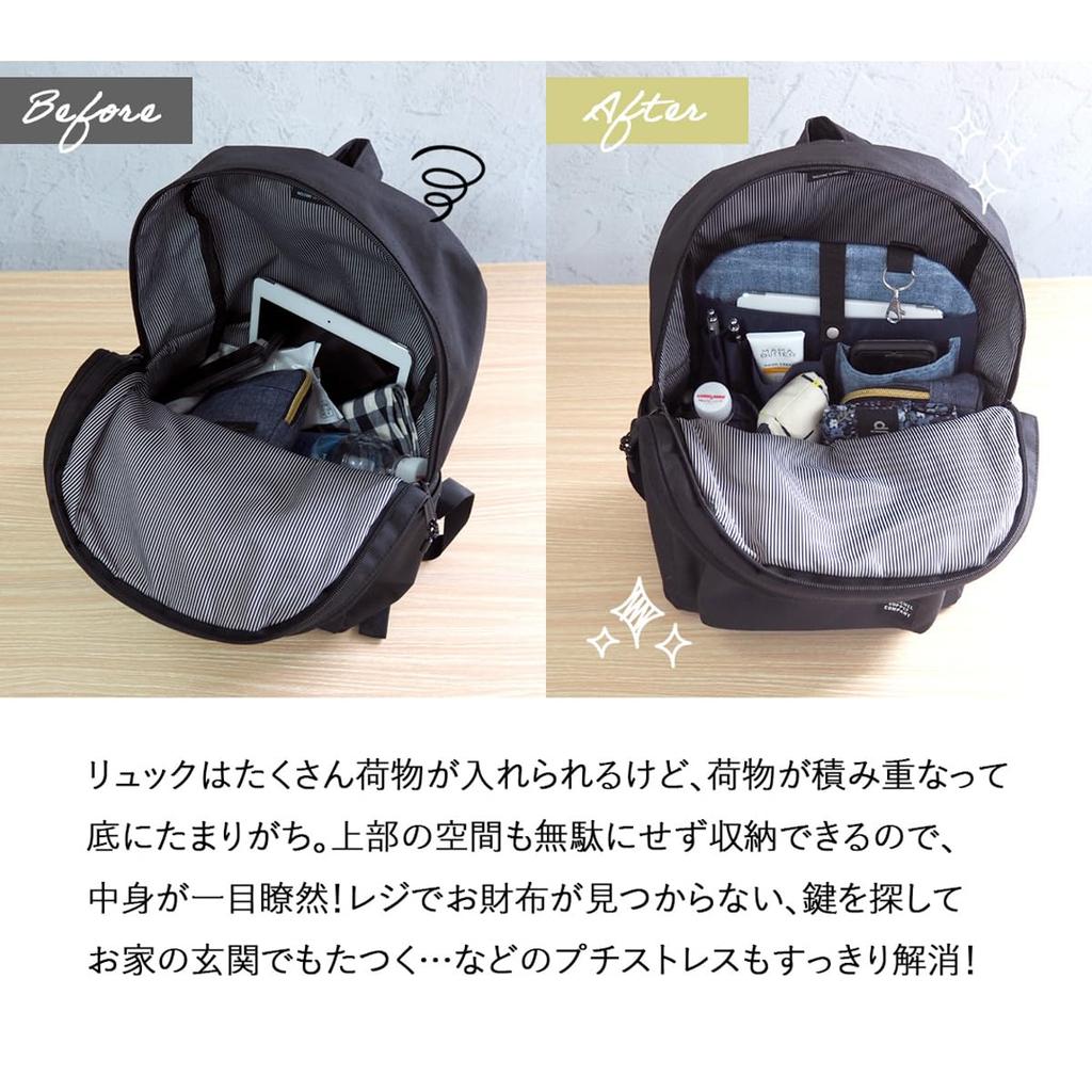 AtFirst Backpack In Plain AF7109 Pocket, Dot, Black,