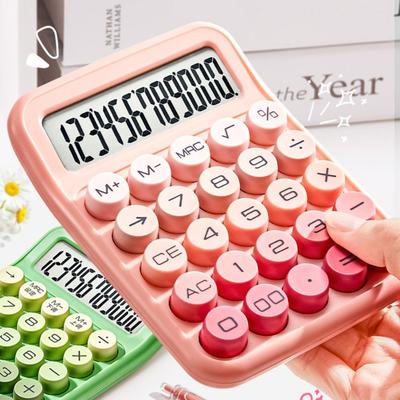 Gradient Color 12 Digit Calculator 12 Digit Large Display Accounting Calculator Ergonomic Keys Scientific Calculator Students