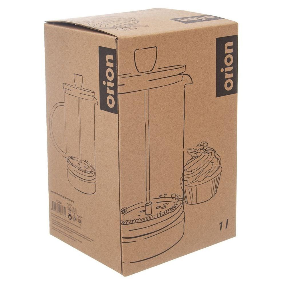 Glass piston coffee and tea maker 1 l