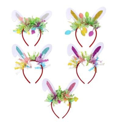 Kids Princess Hairbands Rabbits Ear for Halloween Birthday Photo Props Fun Headwear Cosplay Rabbits Cartoon Animal