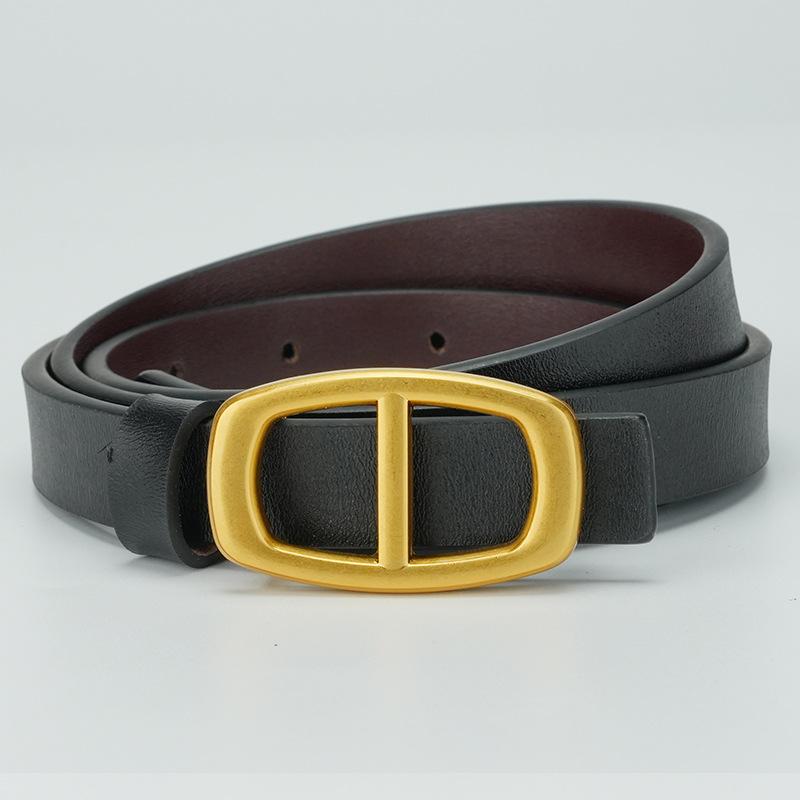 Belts for Women Fashion Dresses for Women Decorative Women's Thin Belts Versatile New Skirts for Women Smooth Buckles