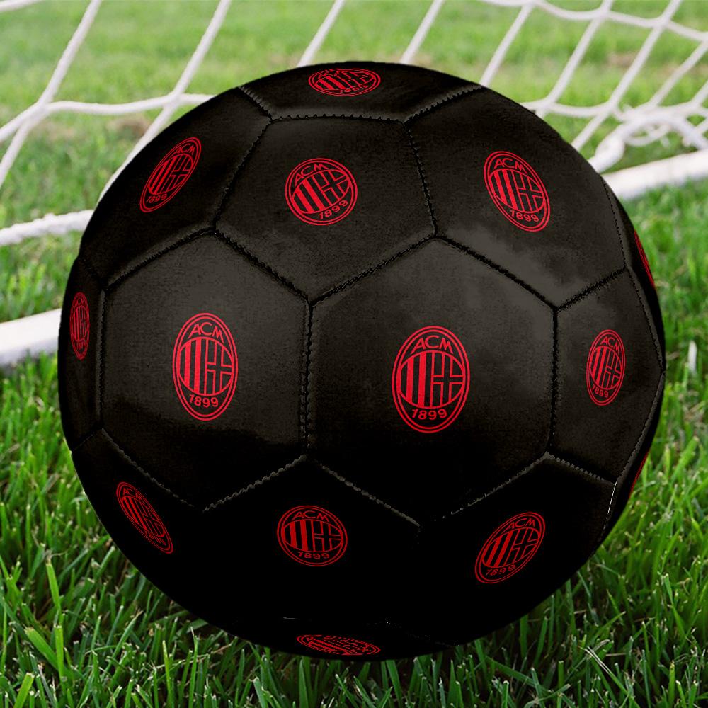 Milan Football club Printed Size 5 Soccer Balls, High-Quality, Anti-Slip, Protective Football, A Unique Gift , Birthdays, Christmas Gifts