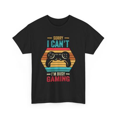 Ich bin beschäftigt mit Zocken T-Shirt | Gaming-Tee für Gamer | Perfektes Shirt für Videospiele