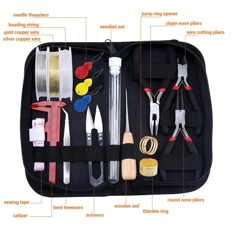 Alloy Accessories Jewelry Findings Set Copper Wire Open Jump Rings Jewelry Making ToolsEarring Hook Jewelry Making Supplies Kit