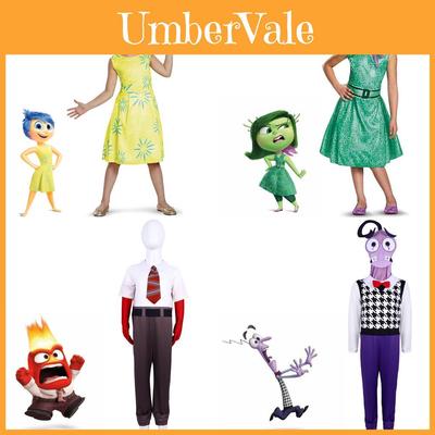 Inside Out 2 Cosplay Costume Dress For Mind Worker Team 2 Anime Character Role Play