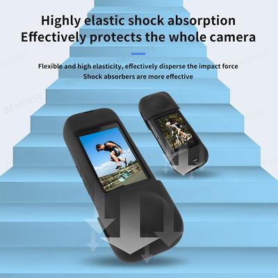 Body Lens Silicone Case For Insta360 X4 Anti-scrach Full Coverage Shockproof Cover Protective For Insta360 X4 Camera Accessories