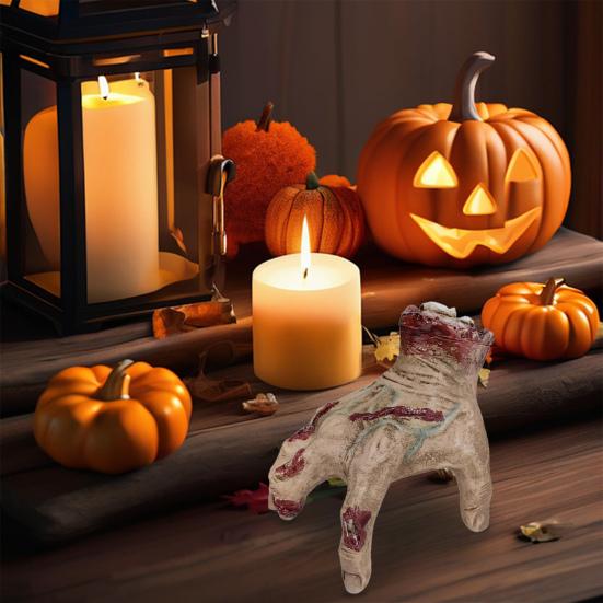 Halloween Animatronic Crawling Hand Sound/Touch Activated Self-Walking Zombie Hand with Sound Creepy Severed Hand Prop for Haunted House Halloween