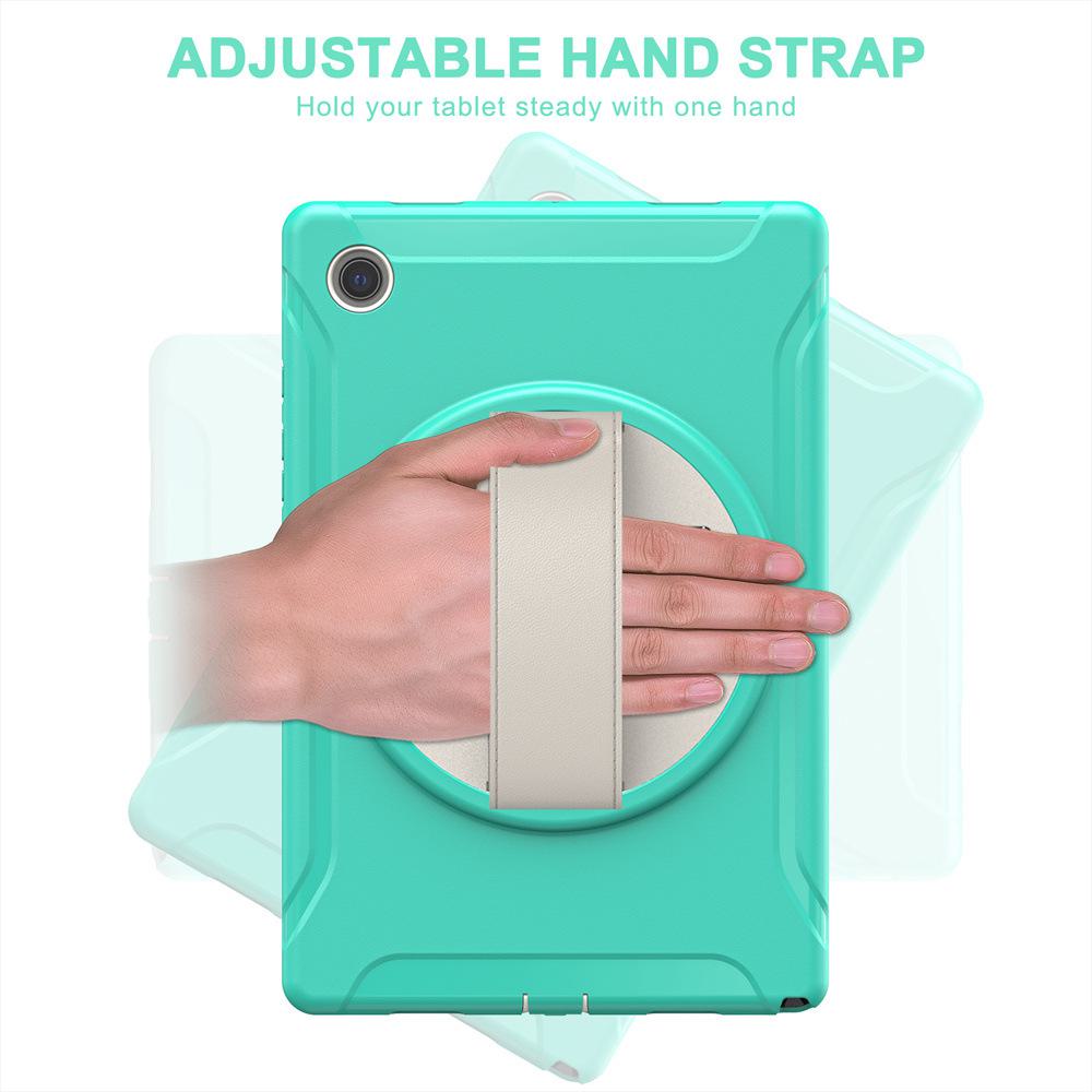 Etui ochronne na tablet Tab A8 10,5 cala z powłoką antyupadkową, obrotowym stojakiem i miękkim wykończeniem typu skóra dla X200/X205