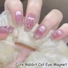 5Pcs Rabbit Bear Cat Eye Magnet Stick Set Nail Art Tools Small Iron Piece Magnet Stick For Magnetic Polish Effects Nail
