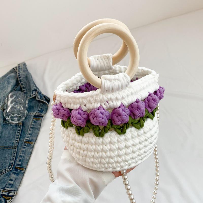 Tulip Hand-Woven Crossbody Bag DIY Kit - Perfect Gift for Your Bestie or Girlfriend