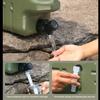 25L Outdoor Water Portable Bin Large Capacity Water Carrier with Detachable Faucet No Leakage for Camping Fishing Picnic Hiking