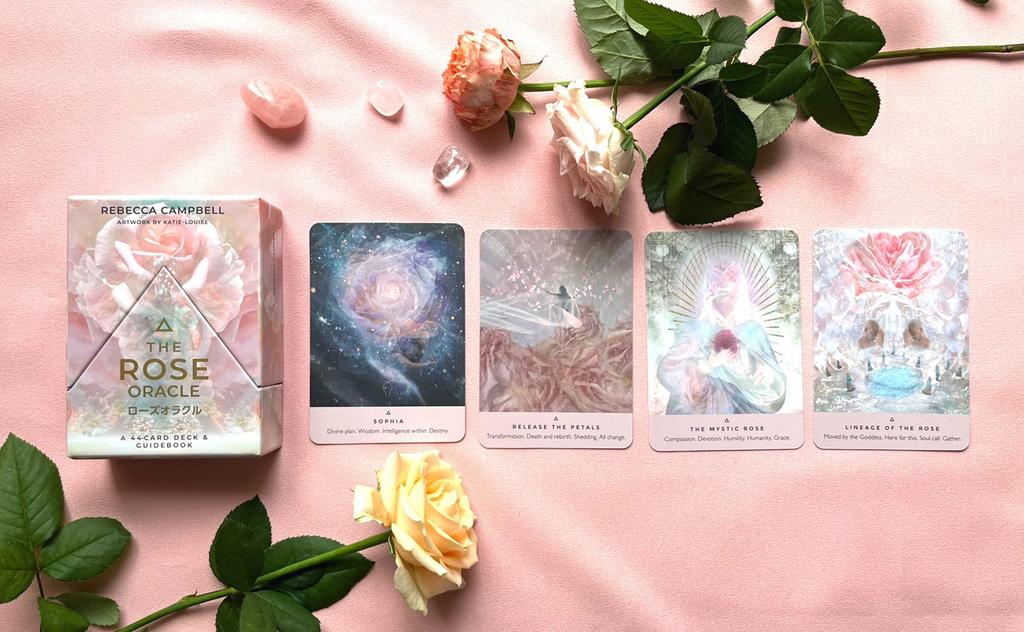I.I.J. Rose Oracle Cards, Japanese Version, Affirmation, Fortune Telling, with Japanese Instructions