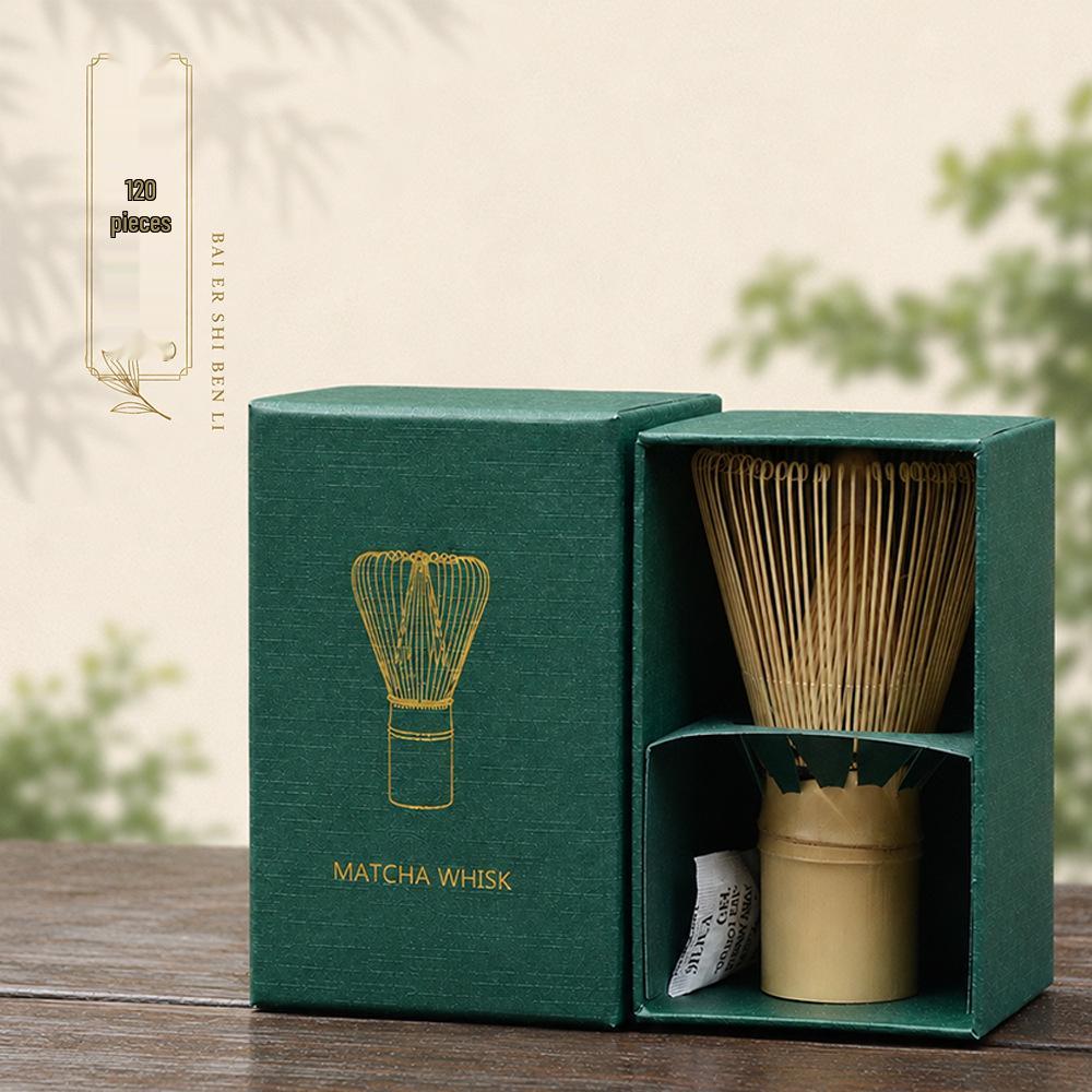 Luxury Matcha Whisk Set: 100-Prong Whisk & Gift Box for Japanese Tea Ceremony