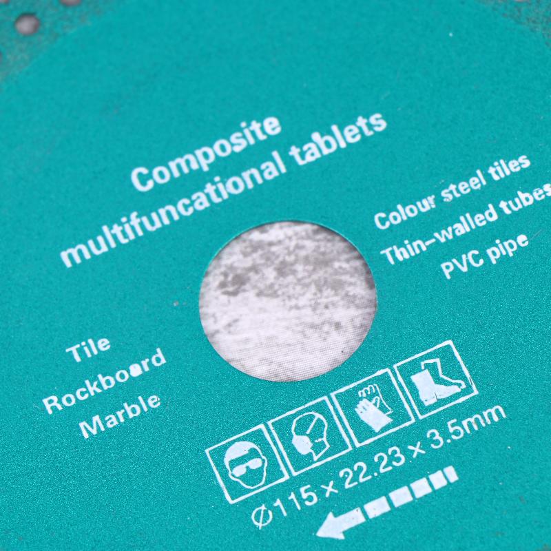 115mm / 125mm Hartlöt-Sägeblatt – 22,23mm Aufnahme Trennscheibe für Stahl, Gusseisen, Stahlbeton, Stein & Aluminium