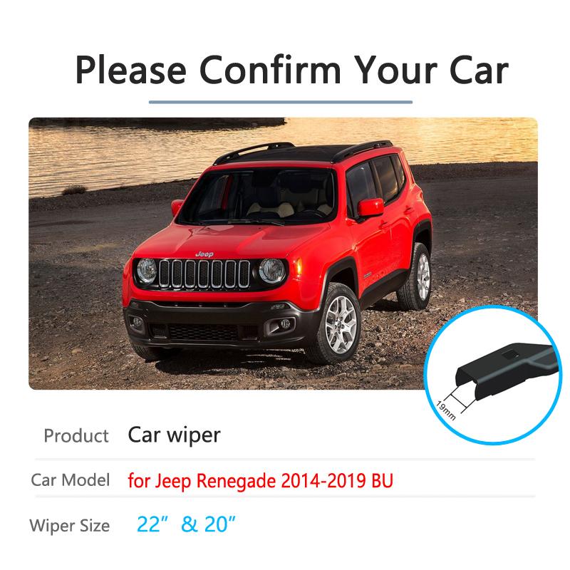 For Jeep Renegade 2014 2015 2016 2017 2018 2019 BU Trailhawk Car Wiper