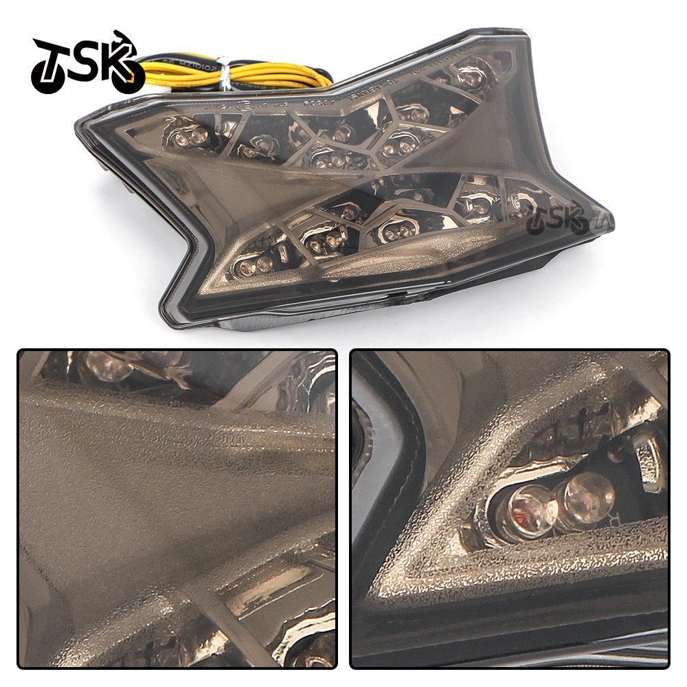 Brake Frosting Taillight Rear LED Tail Light Integrated Turn Signals Lamp For Kawasaki Z900 Z650 NINJA 650 2017 2018 2019