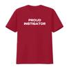 Proud Instigator T Shirt Funny Offensive Rude Humor Gag with Sarcastic Design vintage Washed designer clothes Breathable